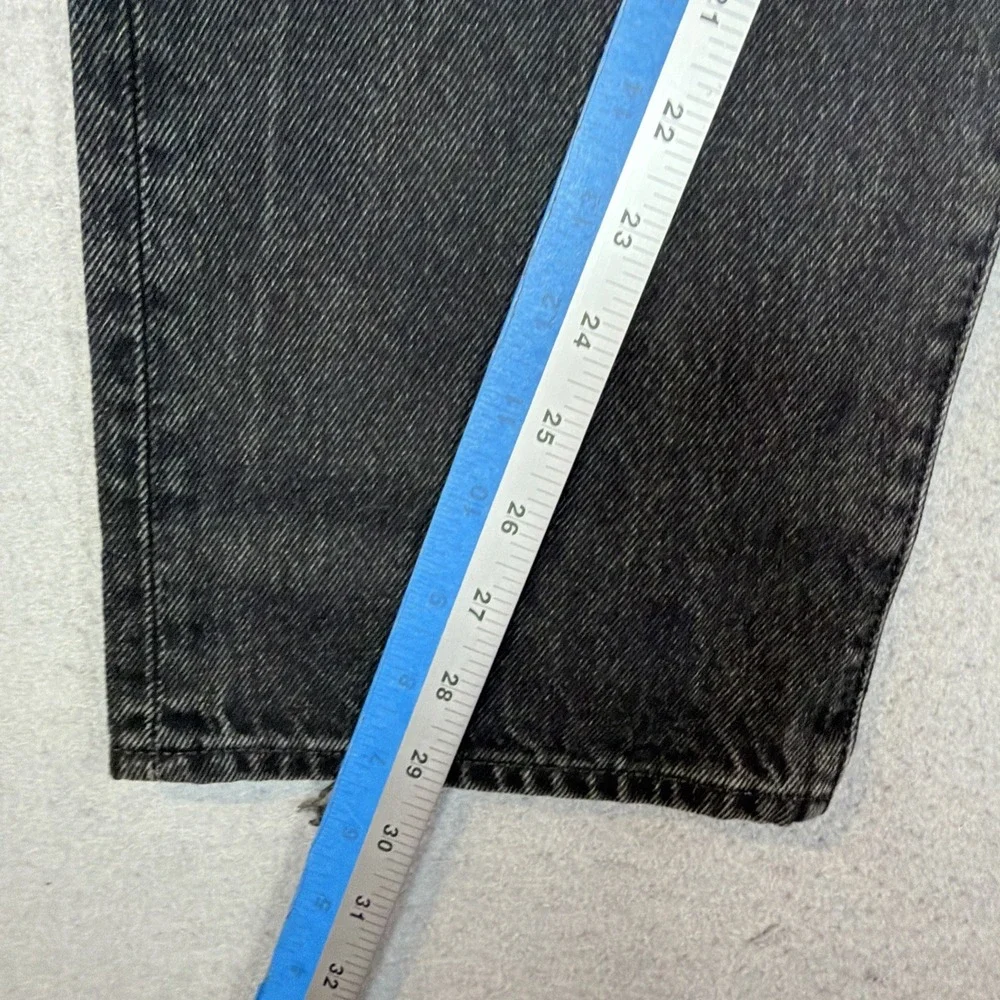 Levis Premium Men 555 Relax Fit Straight Leg Jeans 30x30 Black NWT 100% Cotton